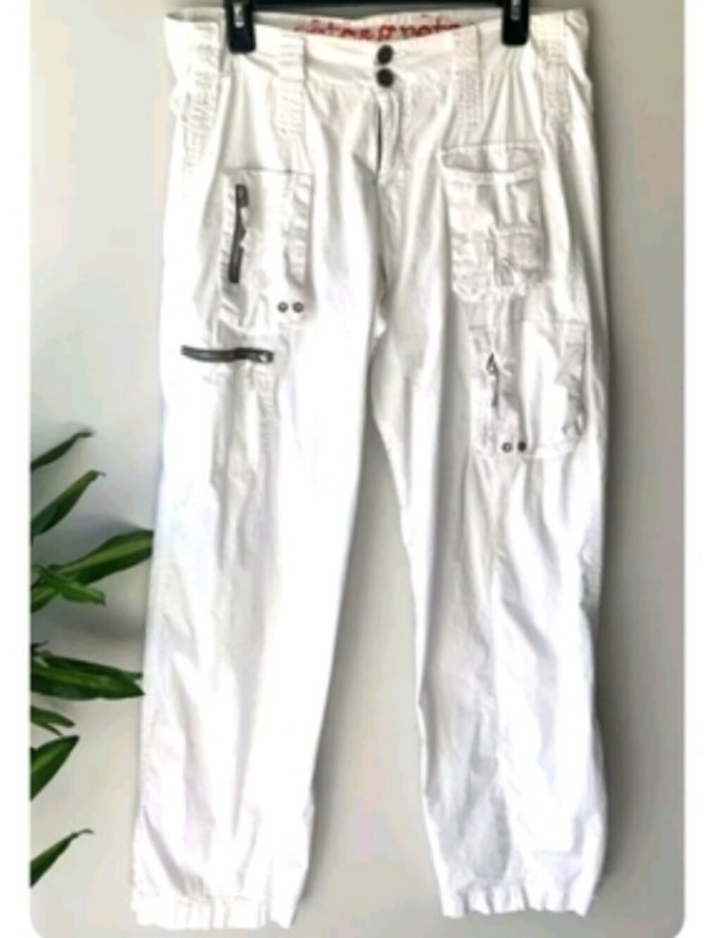 Pete & Greta White Cargo Pants
